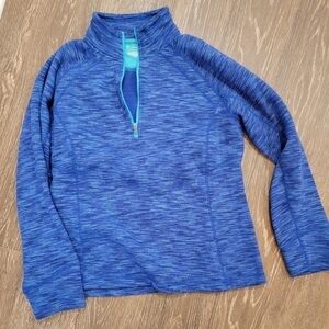 Tek Gear Cobalt Blue lined zip pullover Size Large